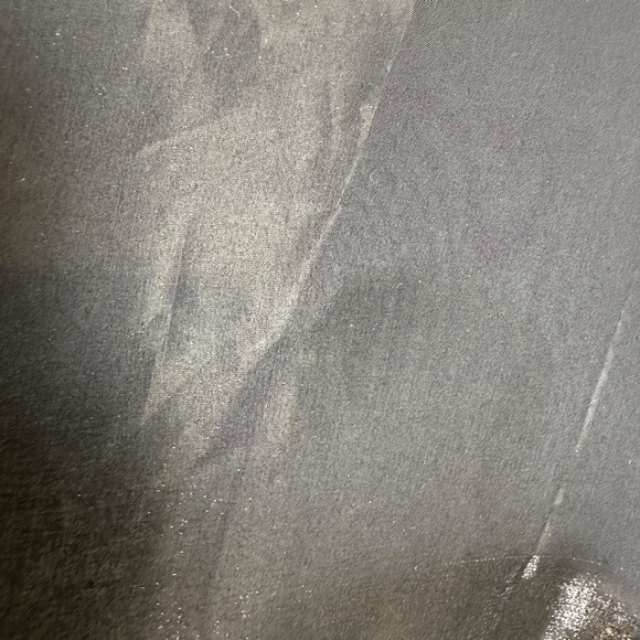 JS COLLECTIONS Shimmery Organza Tulle Maxi Skirt 3 Layers, Black | Sz 4 - Picture 9 of 9